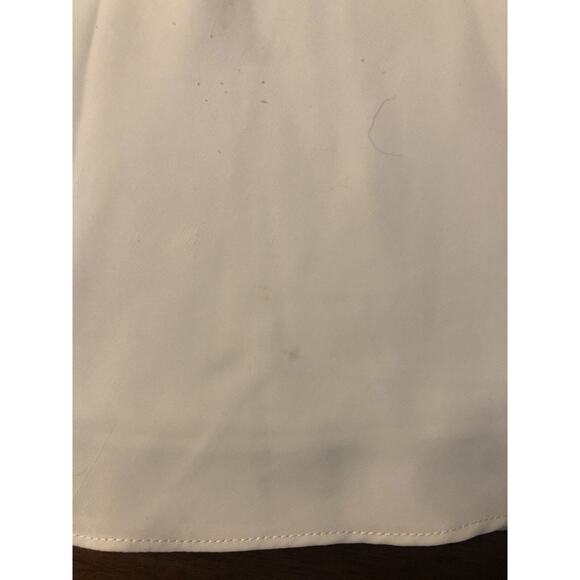 Amanda Uprichard Kimmie Mini Dress Ivory Keyhole Neckline size Large - Picture 6 of 7